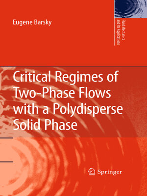 cover image of Critical Regimes of Two-Phase Flows with a Polydisperse Solid Phase